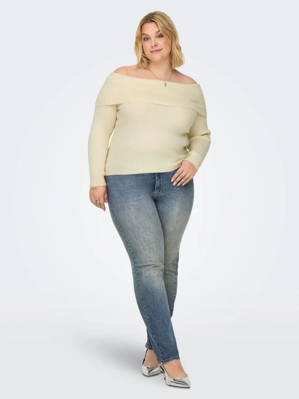 CARSUI Taille haute Slim Fit Jeans