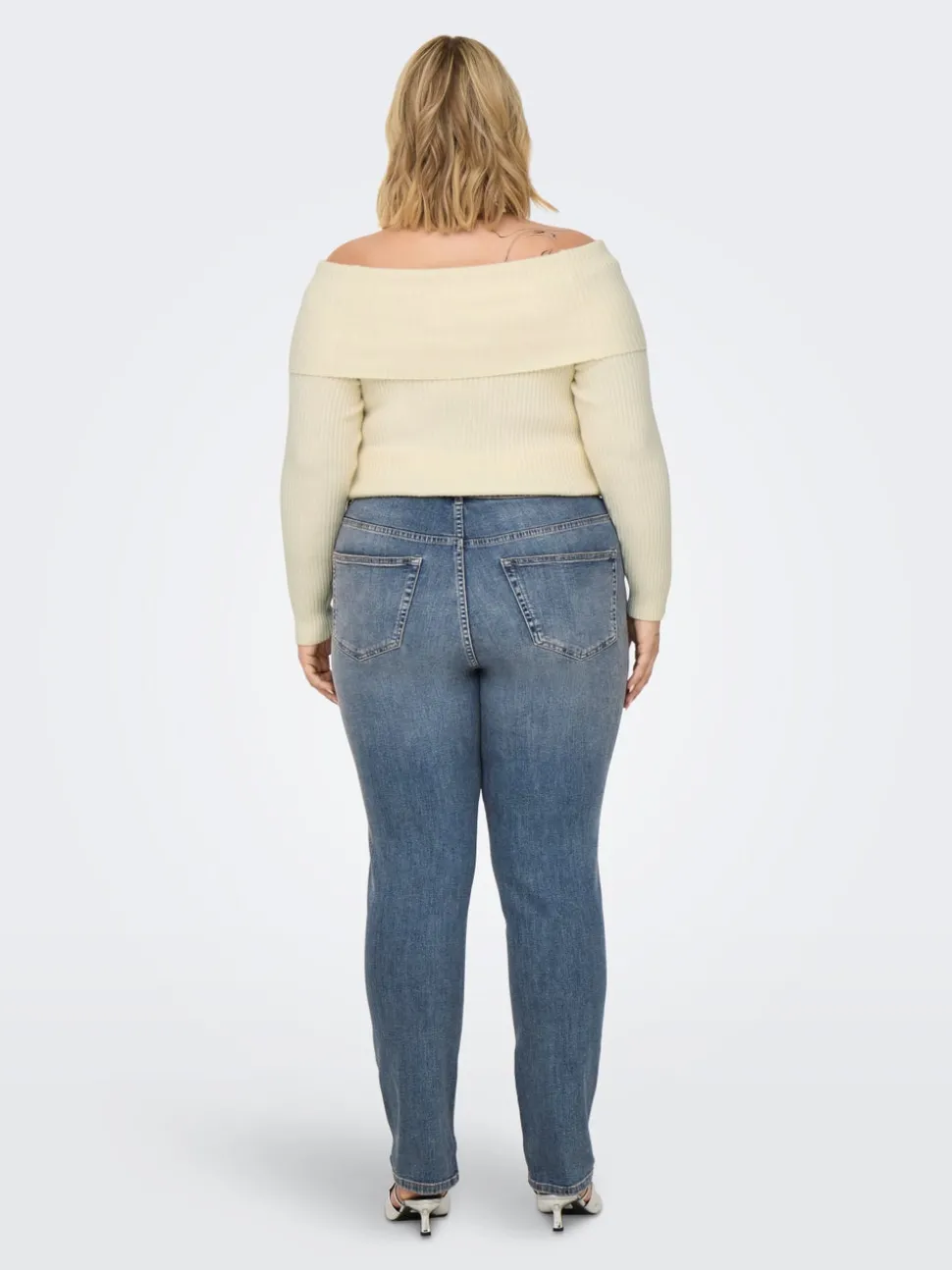 CARSUI Taille haute Slim Fit Jeans