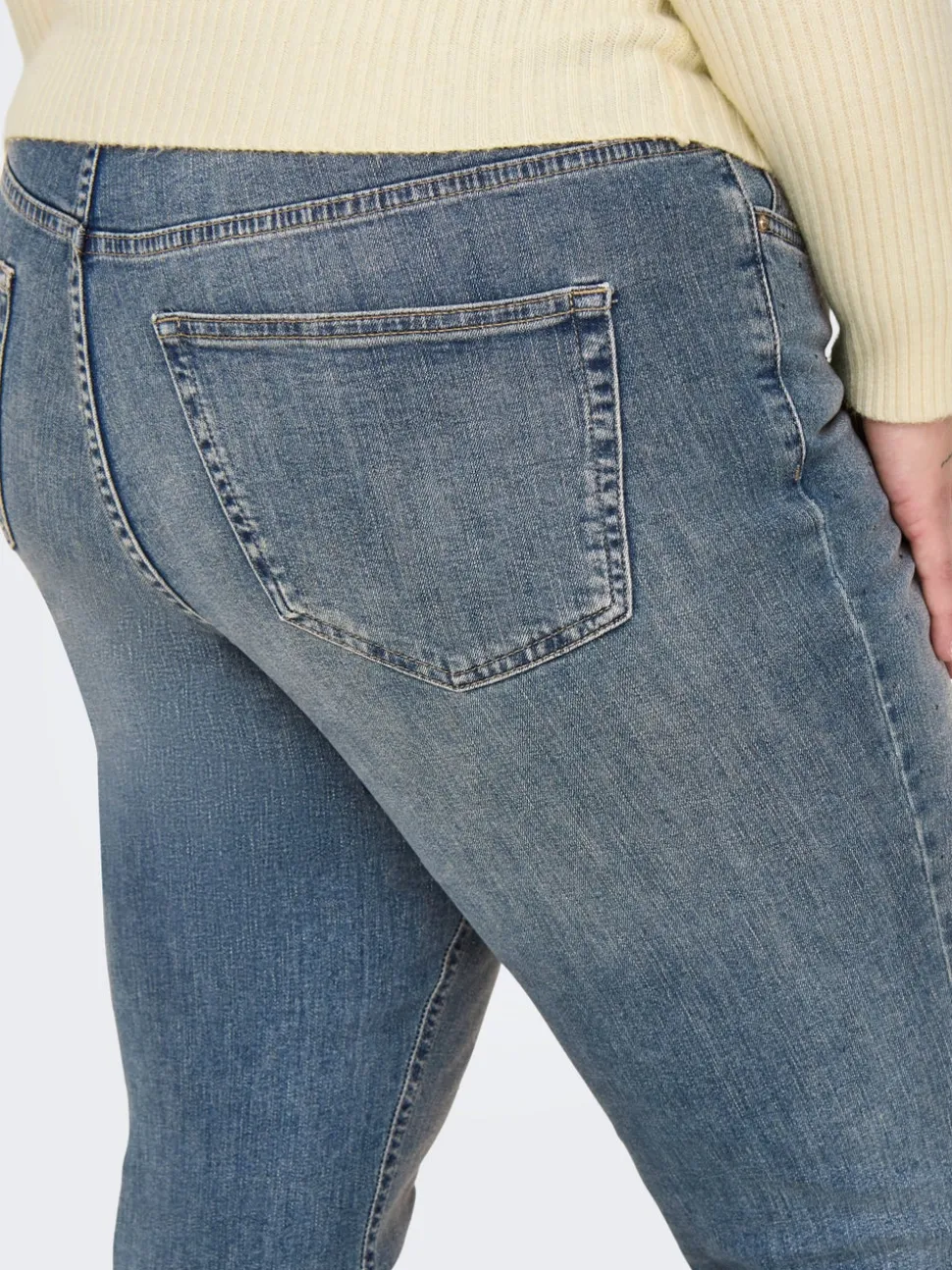 CARSUI Taille haute Slim Fit Jeans