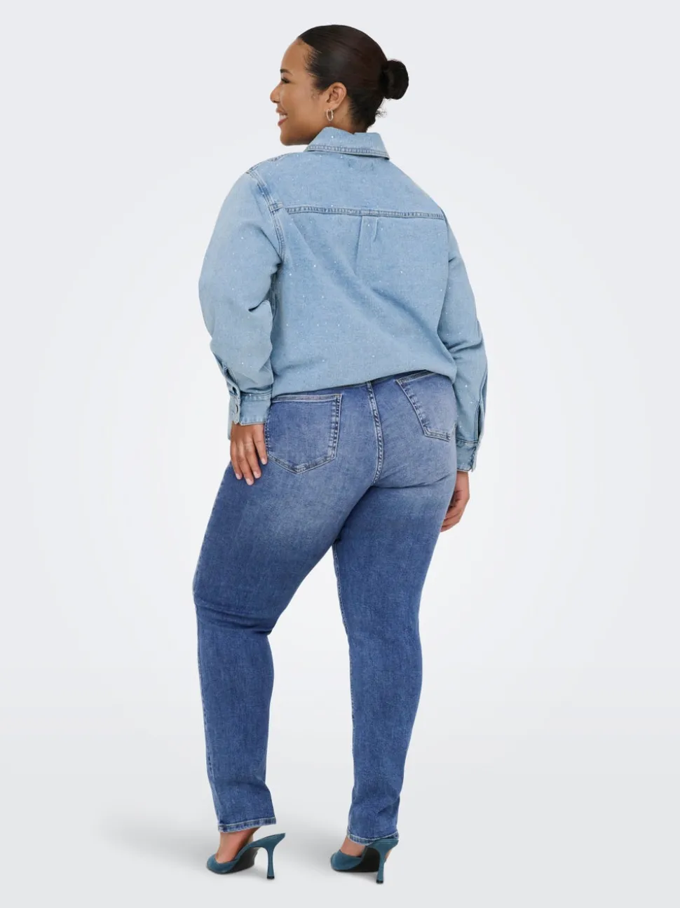 CARSUI Taille moyenne Slim Fit Jeans
