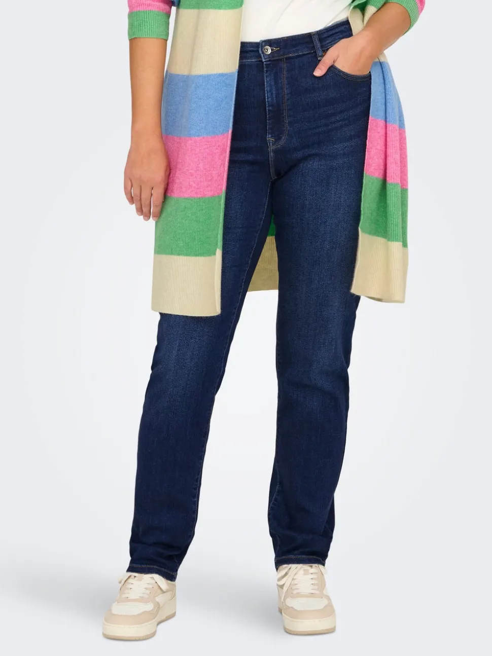 CARSUI Taille moyenne Slim Fit Jeans