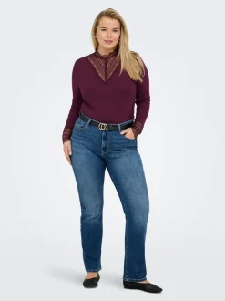 CARSUI Taille moyenne Slim Fit Longueur cheville Jeans