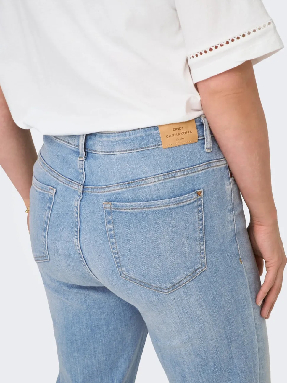 CARSUI Taille moyenne Slim Fit Jeans