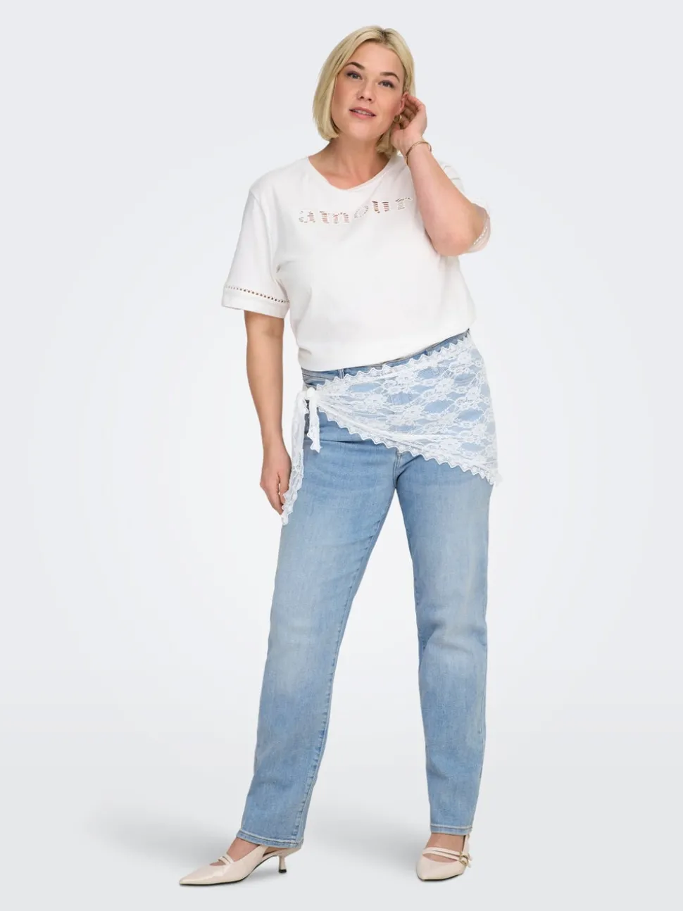 CARSUI Taille moyenne Slim Fit Jeans