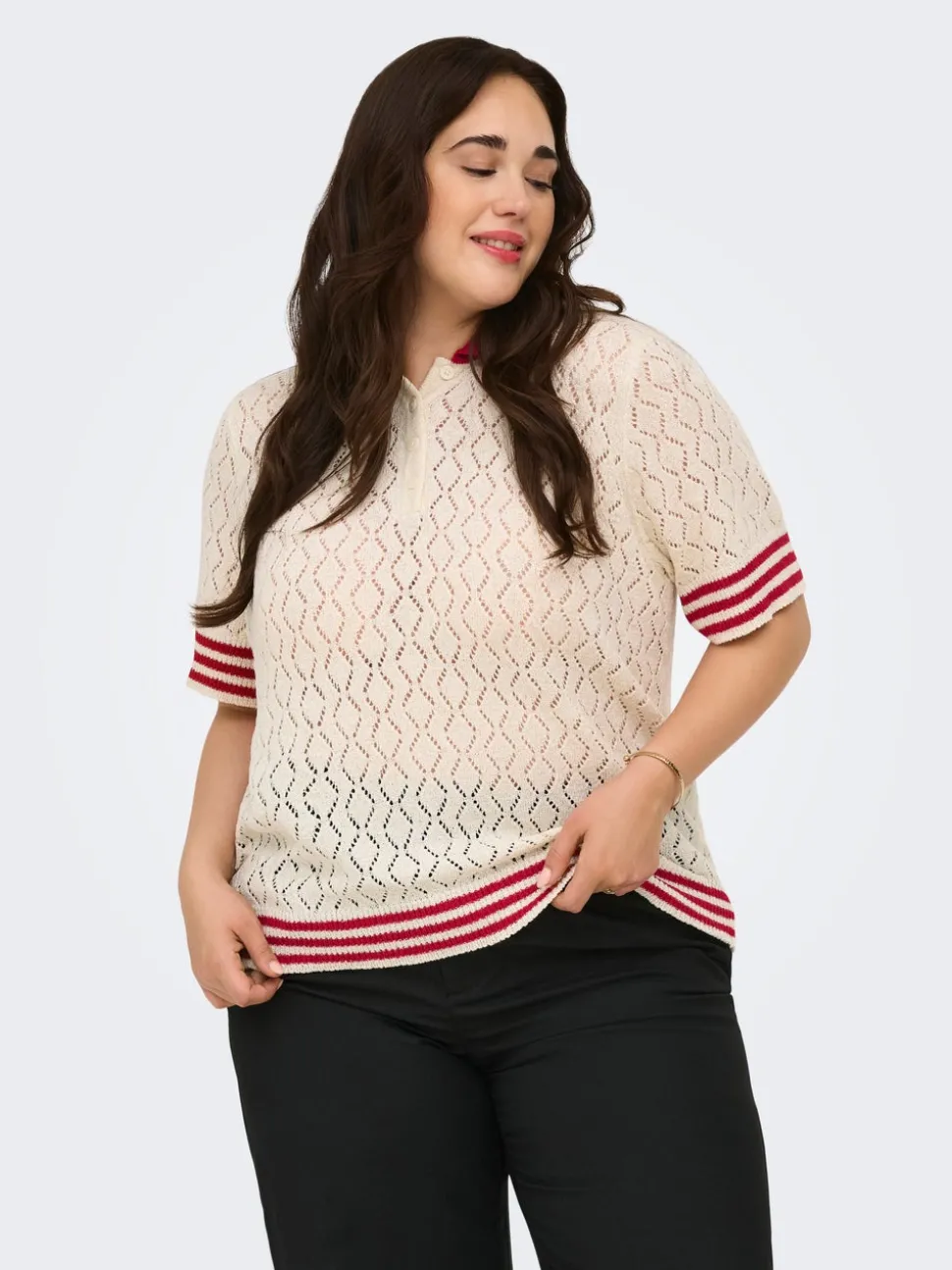 CARSUNNY Col polo en maille