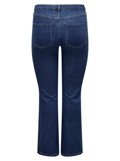 CARTHUNDER Taille moyenne Flared Fit Jeans