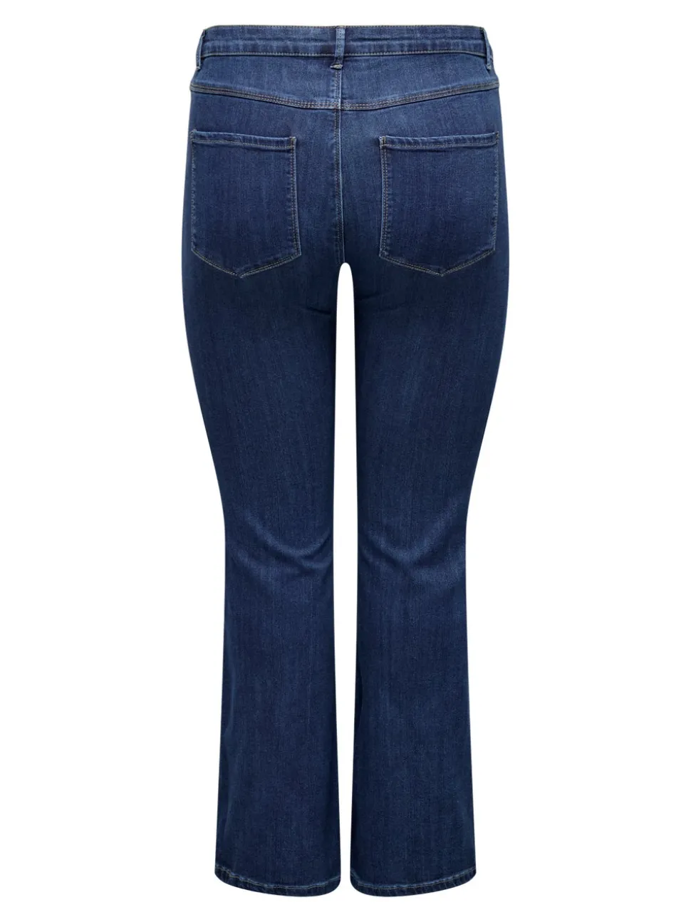 CARTHUNDER Taille moyenne Flared Fit Jeans