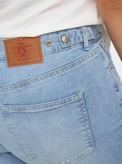 CARTOKYO Taille haute Straight Fit Jeans