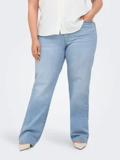 CARTOKYO Taille haute Straight Fit Jeans