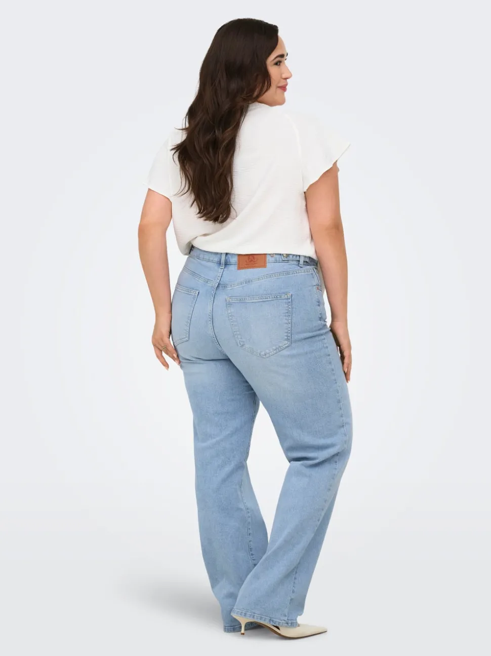 CARTOKYO Taille haute Straight Fit Jeans