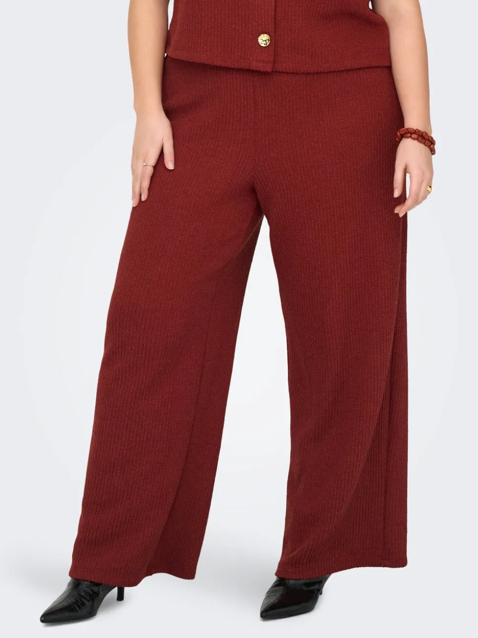 CARVICKI Flared Fit Pantalon à jambe large