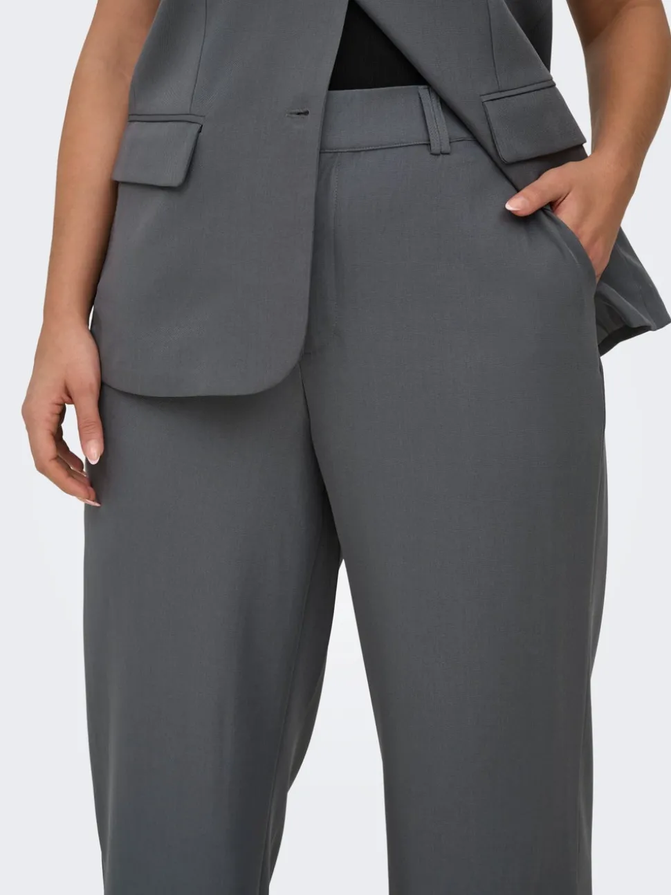 CARVICTORIA Wide Leg Fit Pantalon de tailleur