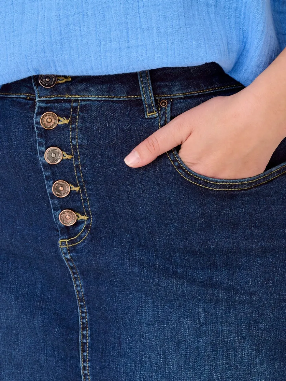 CARWILLY Jean Jupe en denim Jupe midi