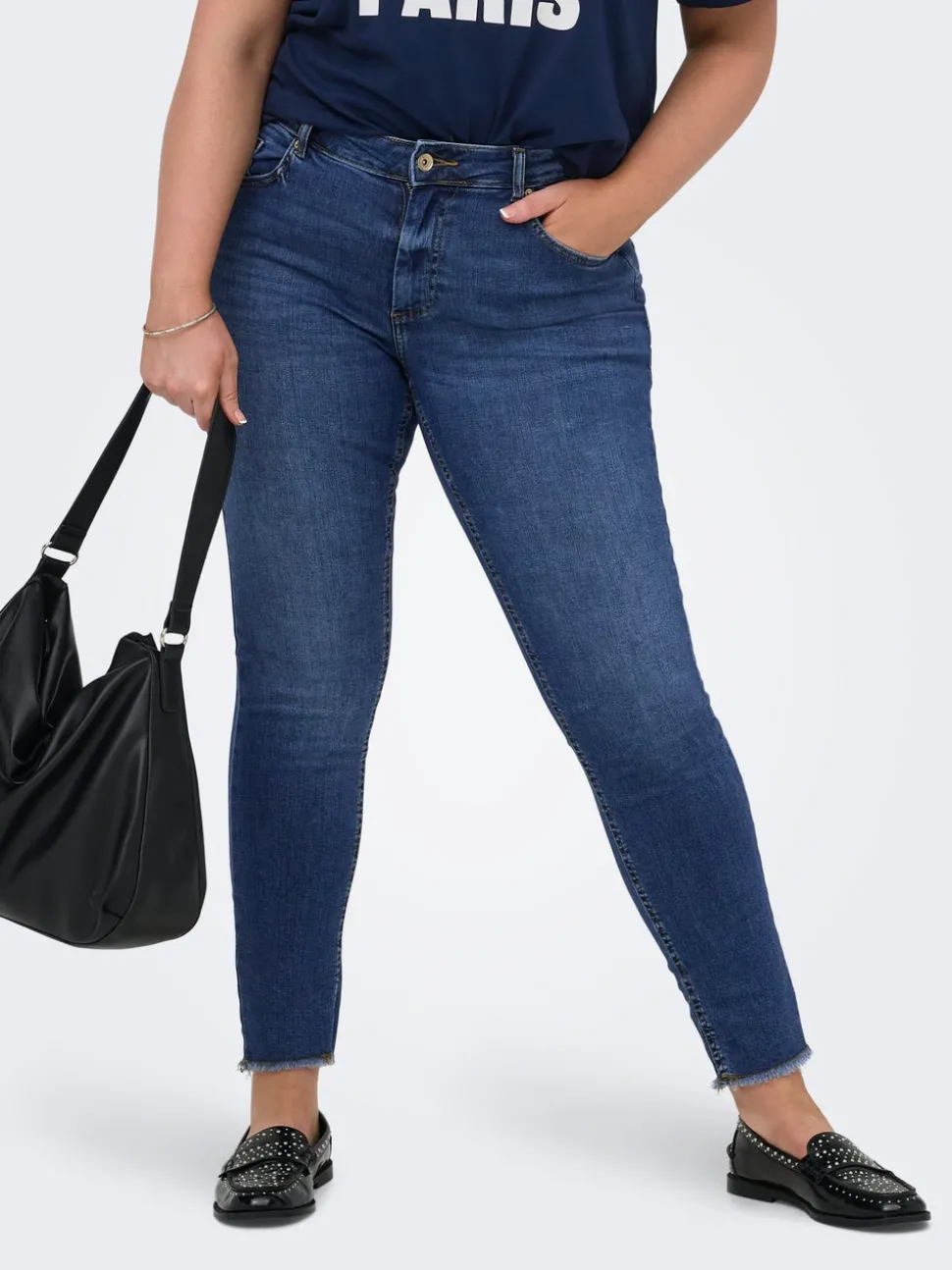 CARWILLY Skinny Fit Longueur cheville Jeans