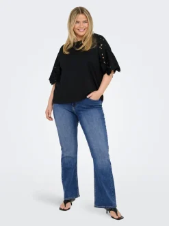 CARWILLY Taille haute Flared Fit Jeans