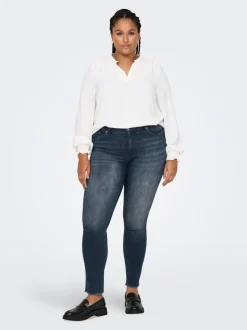 CARWILLY Taille haute Skinny Fit Longueur cheville Jeans