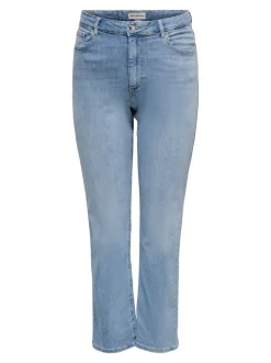 CARWILLY Taille haute Straight Fit Jeans