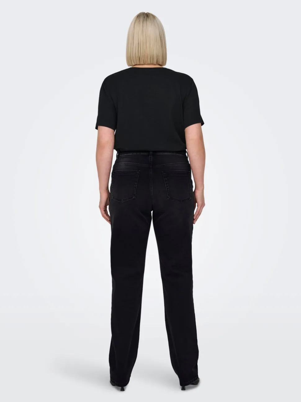 CARWILLY Taille haute Straight Fit Jeans