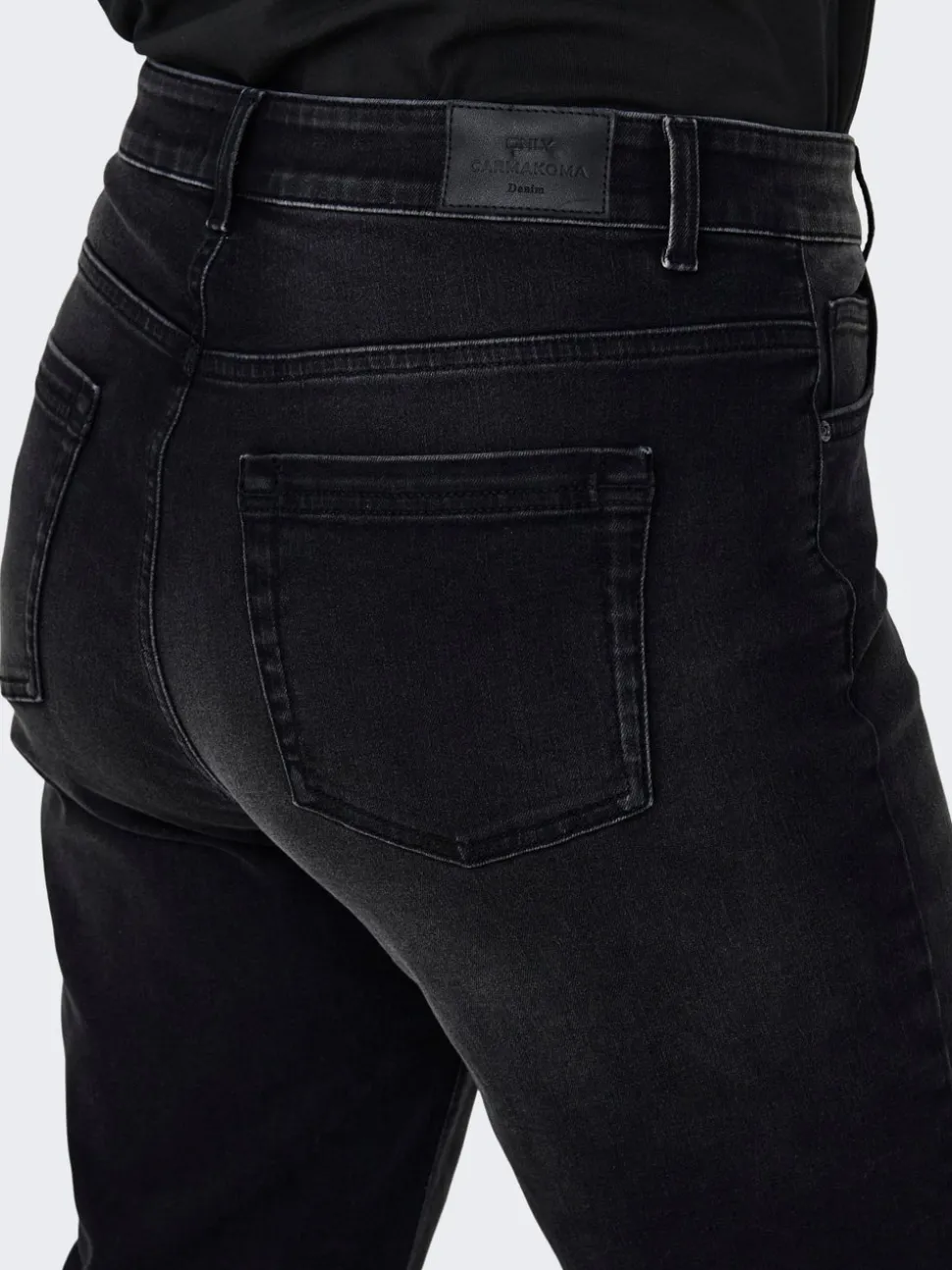 CARWILLY Taille haute Straight Fit Jeans