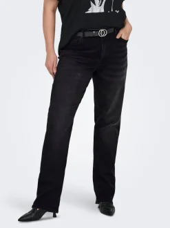 CARWILLY Taille haute Straight Fit Jeans
