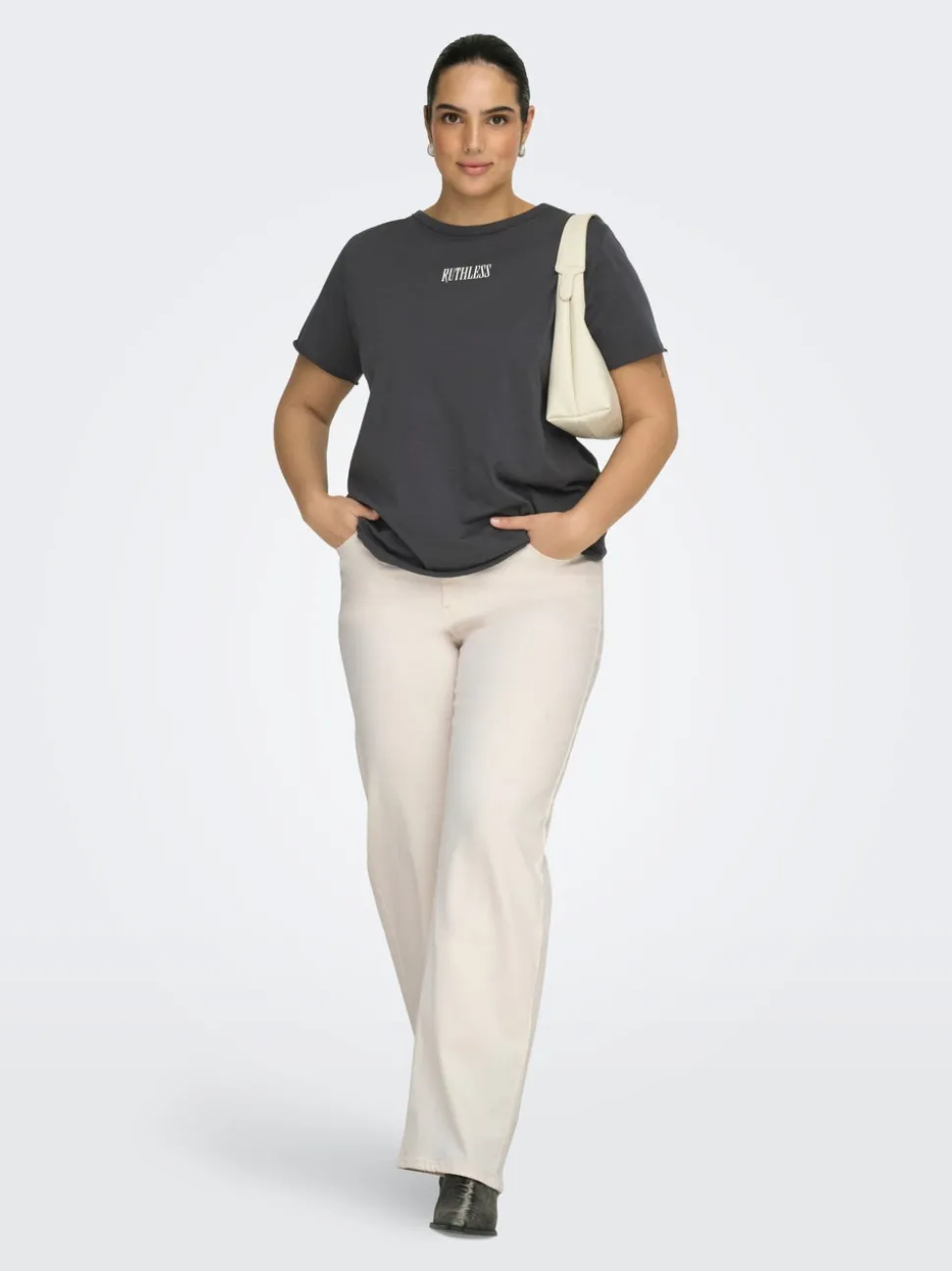 CARWILLY Taille haute wide Fit Jeans