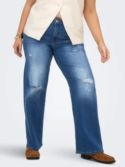 CARWILLY Taille haute Wide Leg Fit Jeans