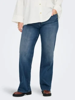 CARWILLY Taille haute Wide Leg Fit Jeans
