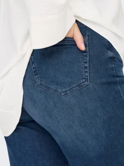 CARWILLY Taille haute Wide Leg Fit Jeans