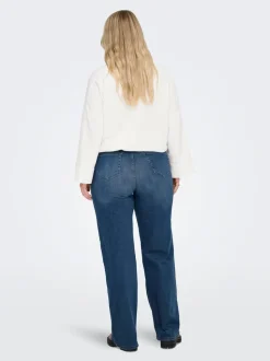 CARWILLY Taille haute Wide Leg Fit Jeans