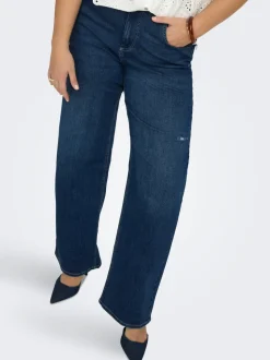 CARWILLY Taille haute Wide Leg Fit Jeans