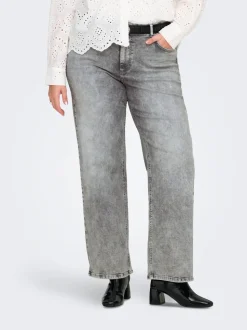 CARWILLY Taille haute Wide Leg Fit Jeans