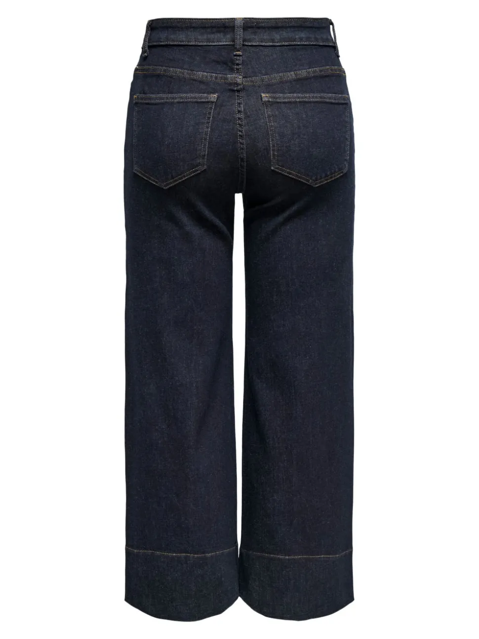 CARWILLY Taille haute Wide Leg Fit Court Jeans