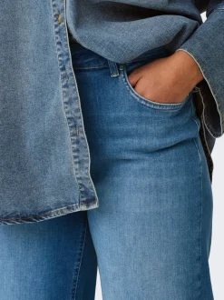 CARWILLY Taille haute Wide Leg Fit Jeans
