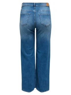 CARWILLY Taille haute Wide Leg Fit Jeans