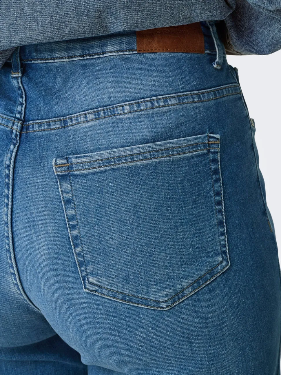 CARWILLY Taille haute Wide Leg Fit Jeans