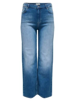 CARWILLY Taille haute Wide Leg Fit Jeans