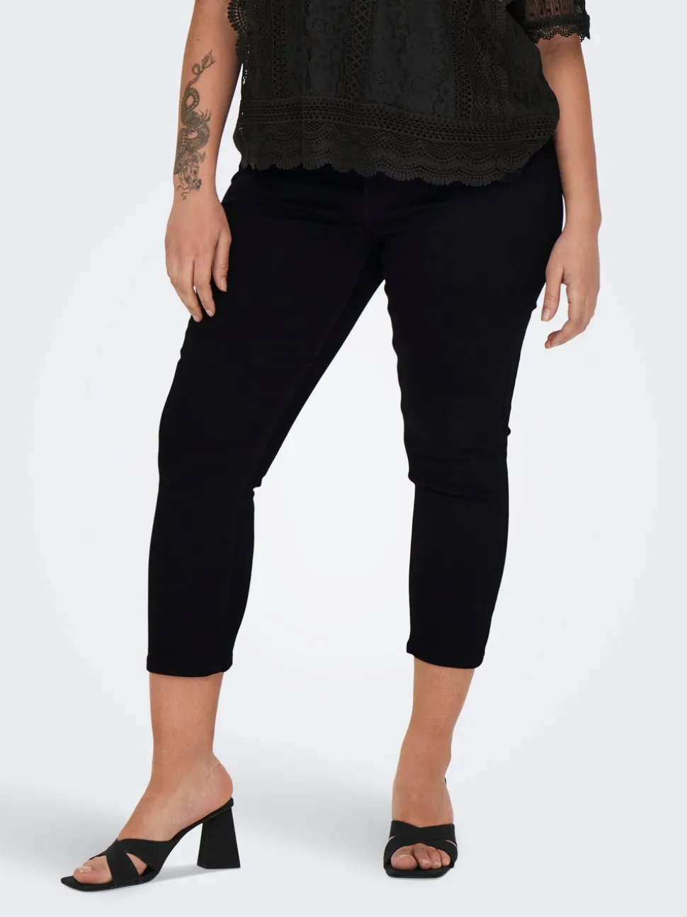 CARWILLY Taille moyenne capri Skinny Fit Jeans