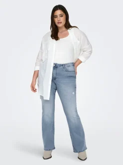 CARWILLY Taille moyenne Flared Fit Jeans