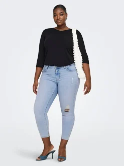 CARWILLY Taille moyenne Skinny Fit Longueur cheville Jeans