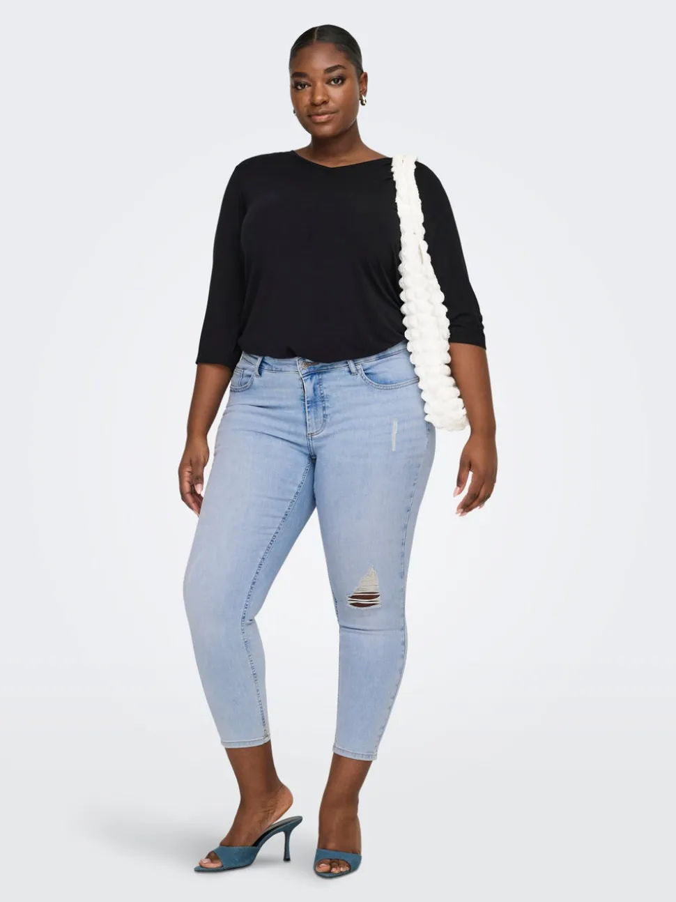 CARWILLY Taille moyenne Skinny Fit Longueur cheville Jeans