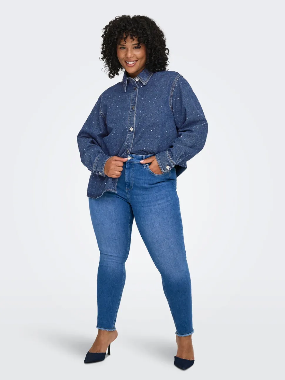 CARWILLY Taille moyenne Skinny Fit Jeans