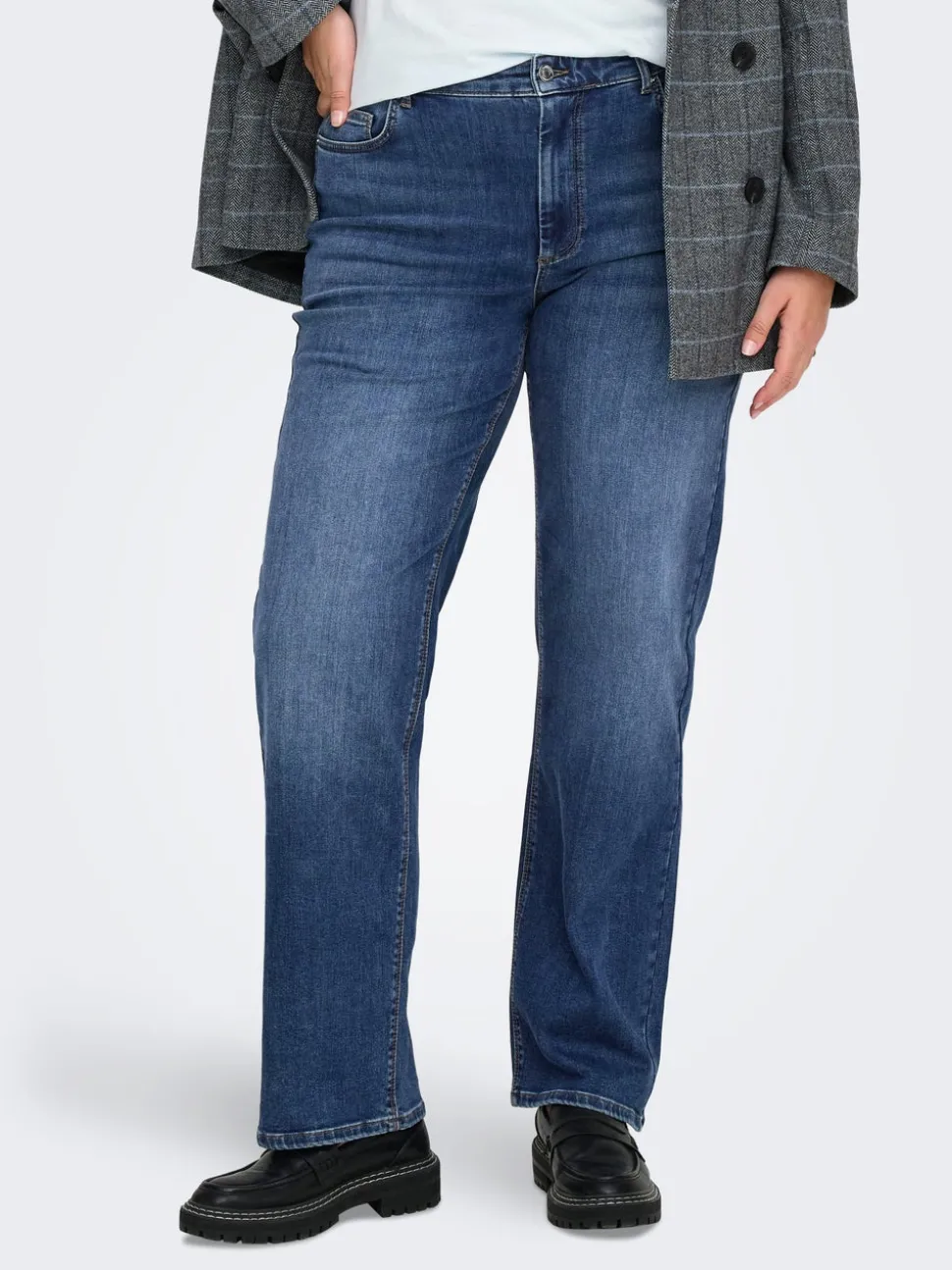 CARWILLY Taille moyenne Straight Fit Jeans