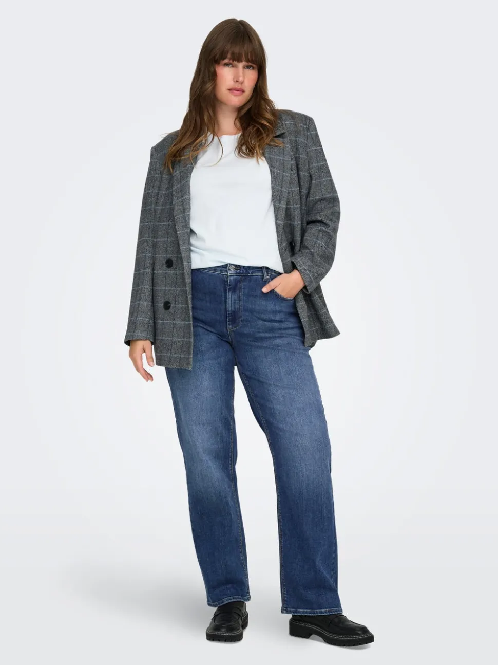 CARWILLY Taille moyenne Straight Fit Jeans
