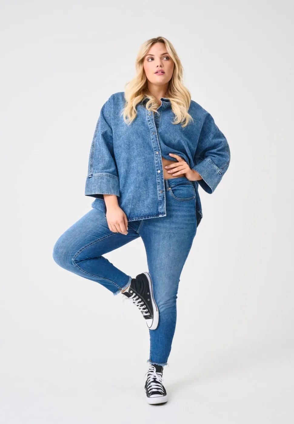 CARWILLY Skinny Fit Longueur cheville Jeans