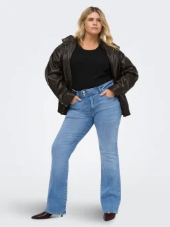 CARWILLY Taille haute Flared Fit Jeans