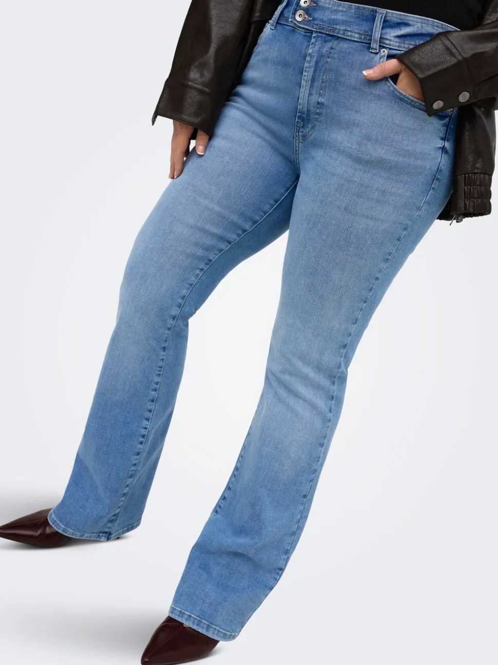 CARWILLY Taille haute Flared Fit Jeans