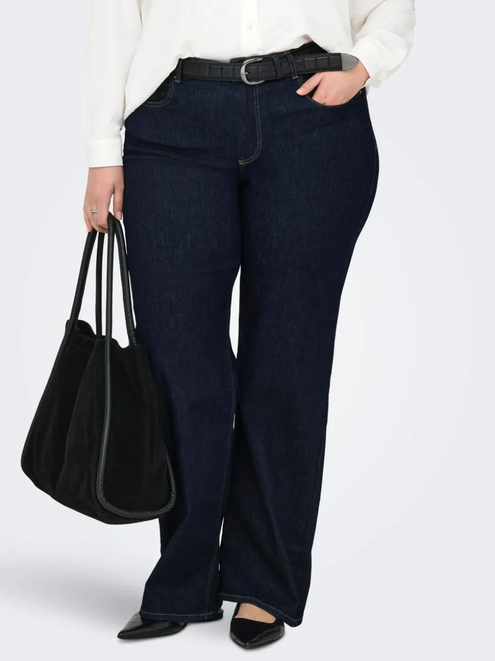 CARWILLY Taille haute wide Fit Jeans