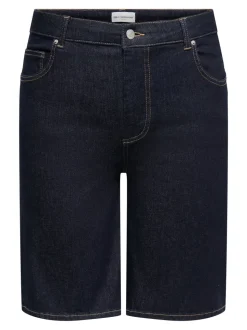 CARWILLY Taille haute Wide Leg Fit Short en denim