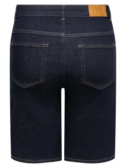 CARWILLY Taille haute Wide Leg Fit Short en denim