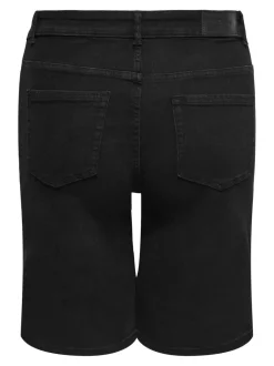 CARWILLY Taille haute Wide Leg Fit Short en denim